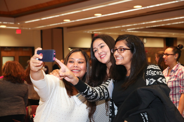Students who received scholarships enjoyed mingling with donors and other MCC students at the annual Scholarship Reception in November. They also enjoyed taking selfies. More than 300 students, donors and guests attended. The MCC Foundation is providing over $790,000 in scholarships this year thanks to the generosity of donors. More than 650 students will receive an MCC scholarship in 2015-16.