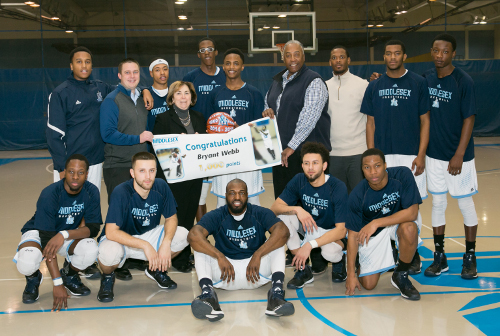 Bryant Webb with Team